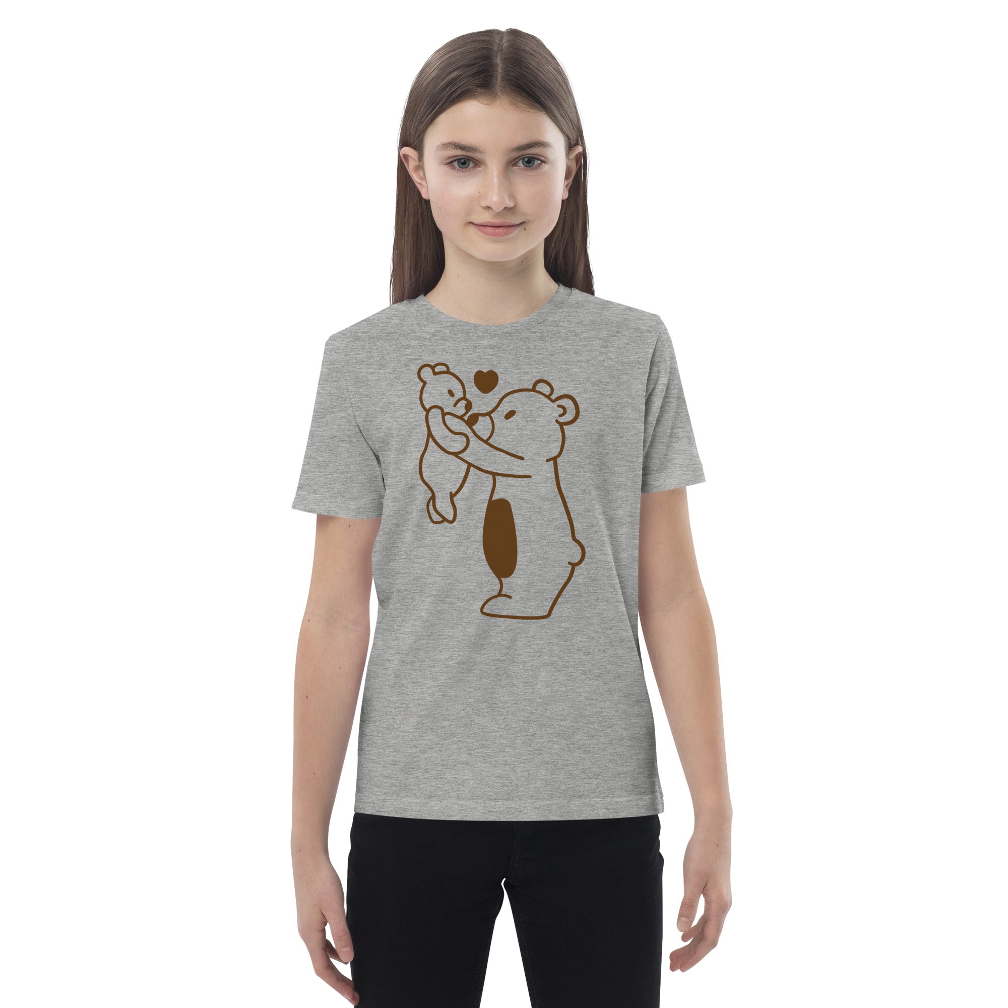 Camiseta infantil de algodón orgánico Oso