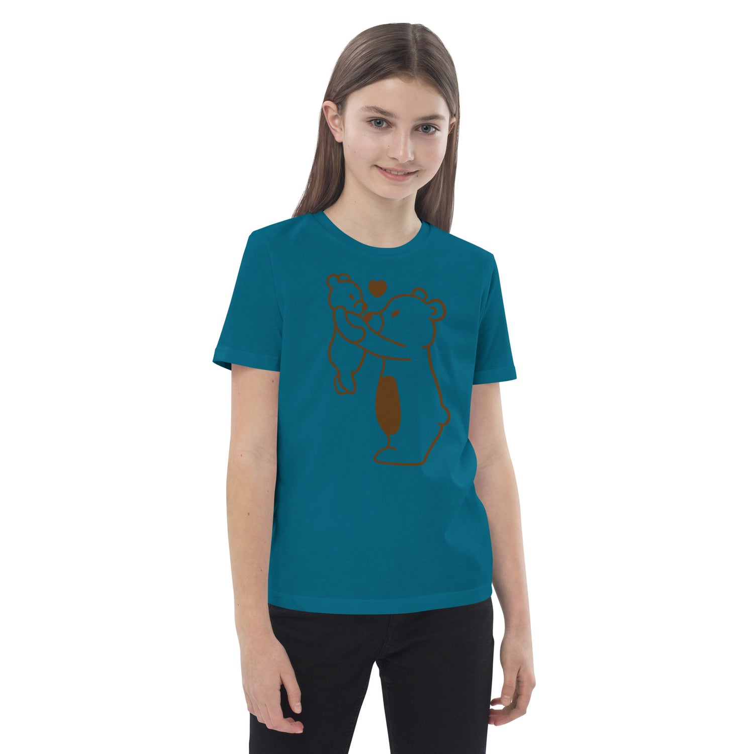 Camiseta infantil de algodón orgánico Oso