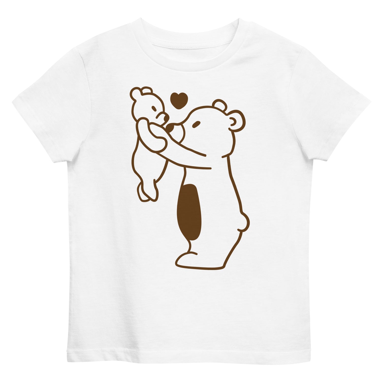 Camiseta infantil de algodón orgánico Oso