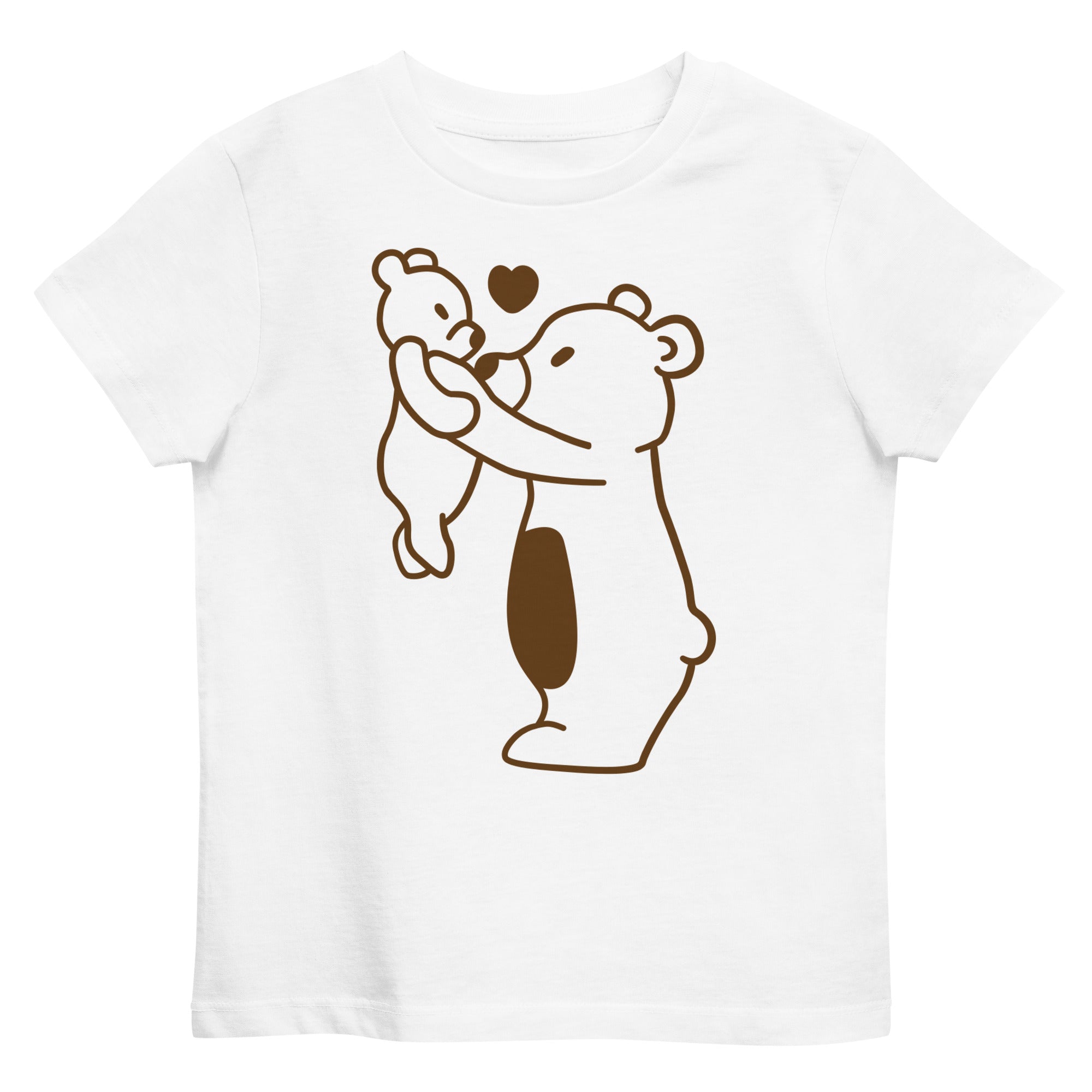 Camiseta infantil de algodón orgánico Oso