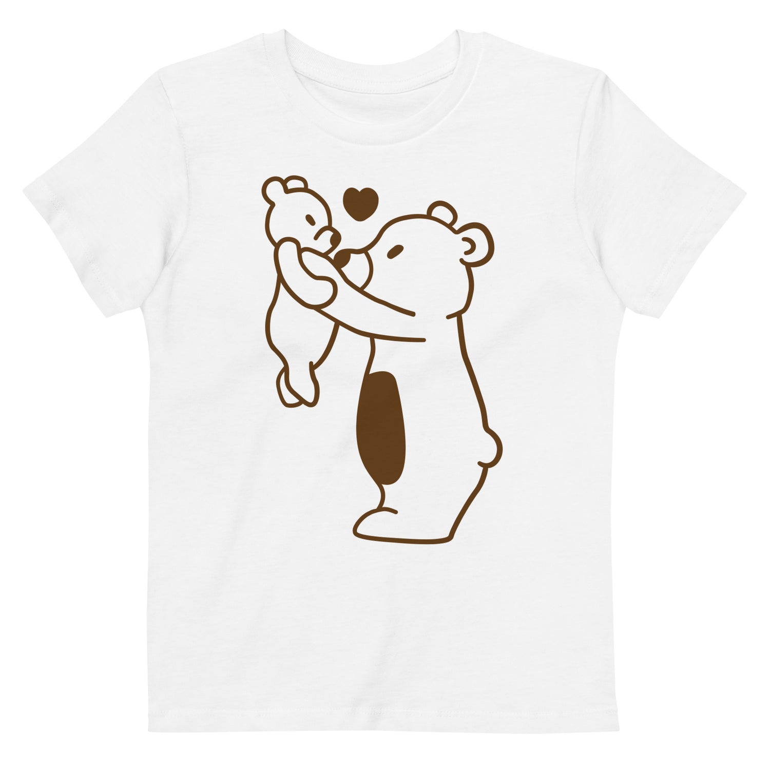 Camiseta infantil de algodón orgánico Oso