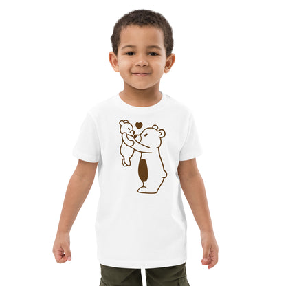 Camiseta infantil de algodón orgánico Oso