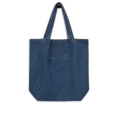 Bolsa tote jeans orgânica Faça seu próprio design