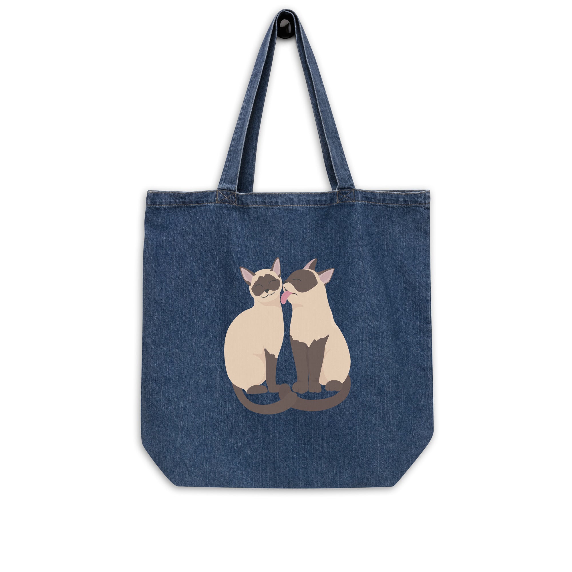 Bolsa tote jeans orgânica Faça seu próprio design