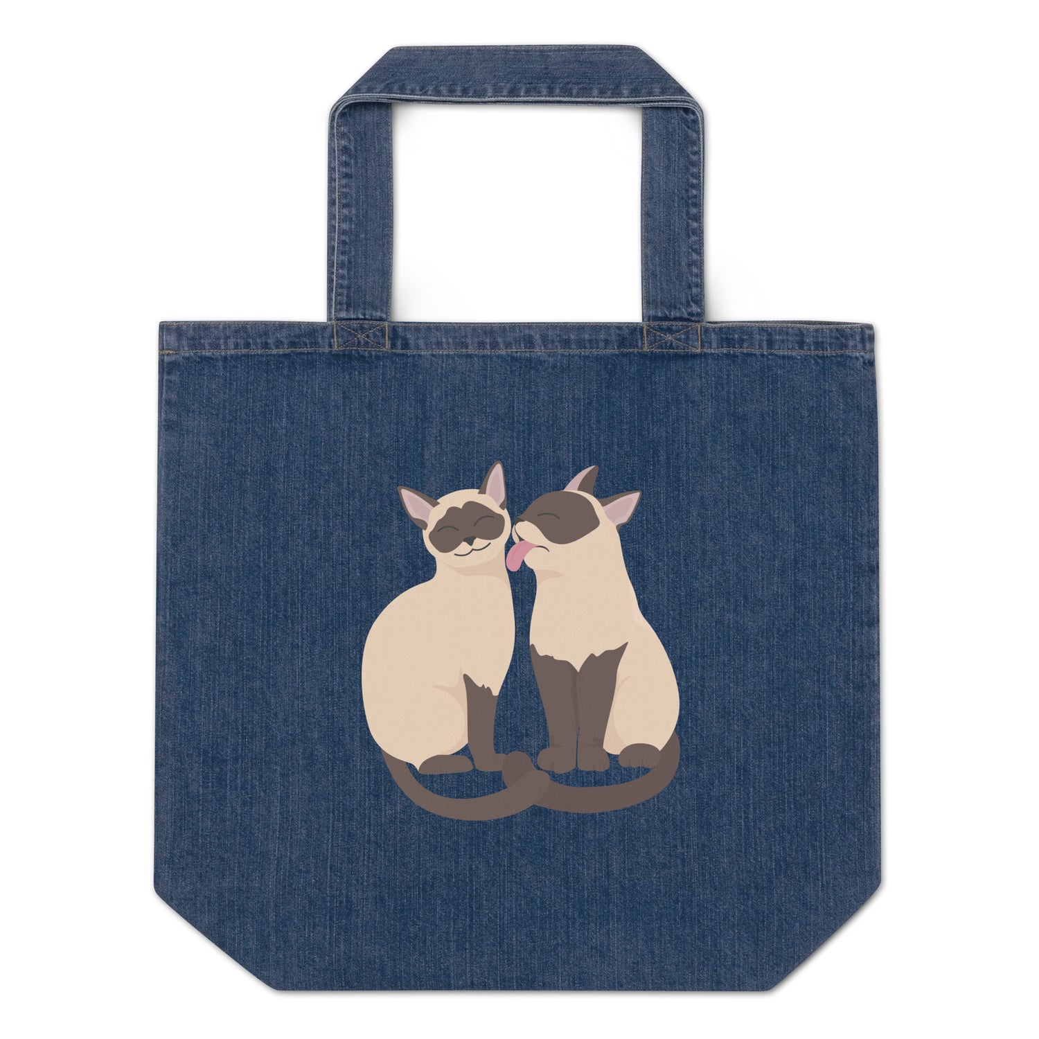 Bolsa tote jeans orgânica Faça seu próprio design