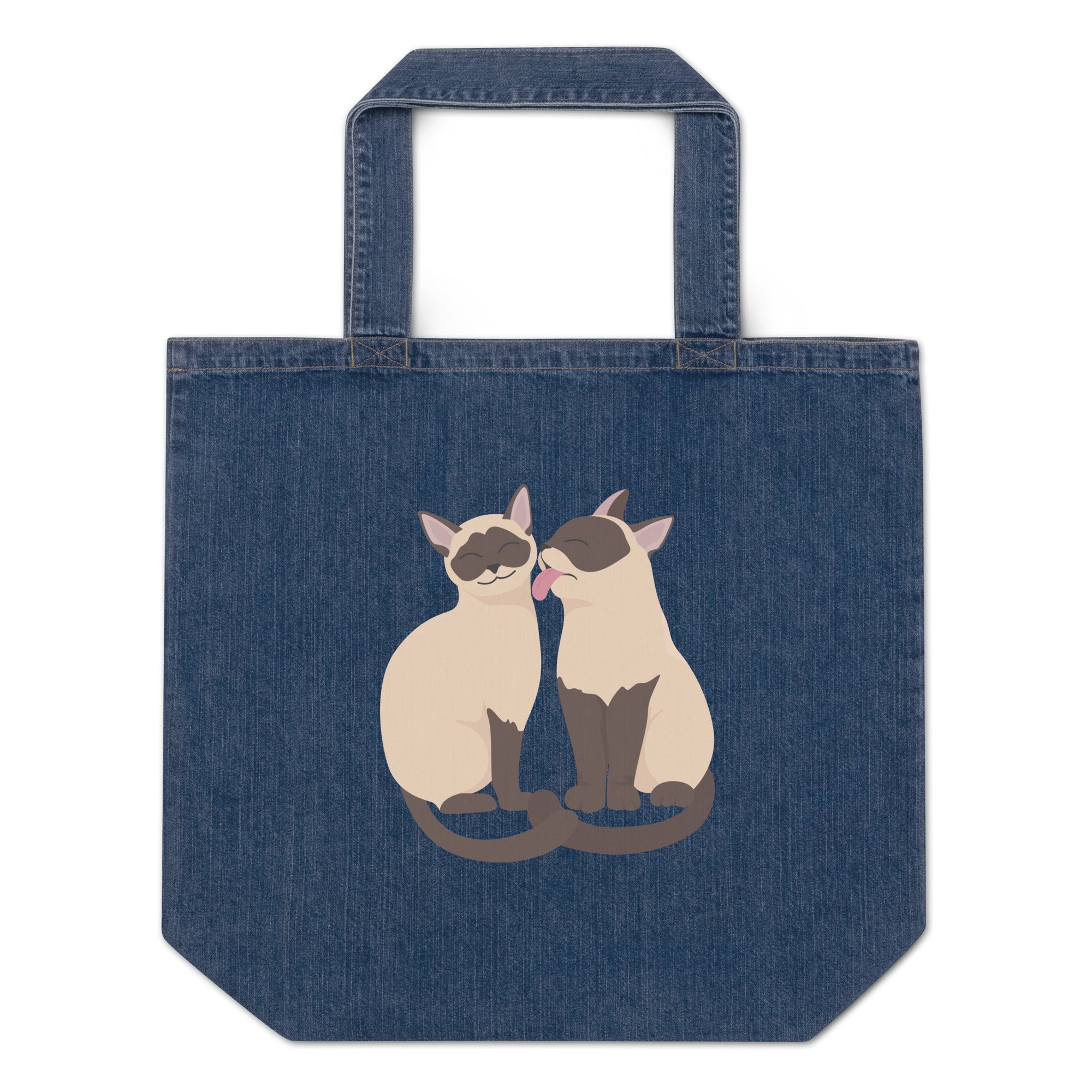Bolsa tote jeans orgânica Faça seu próprio design