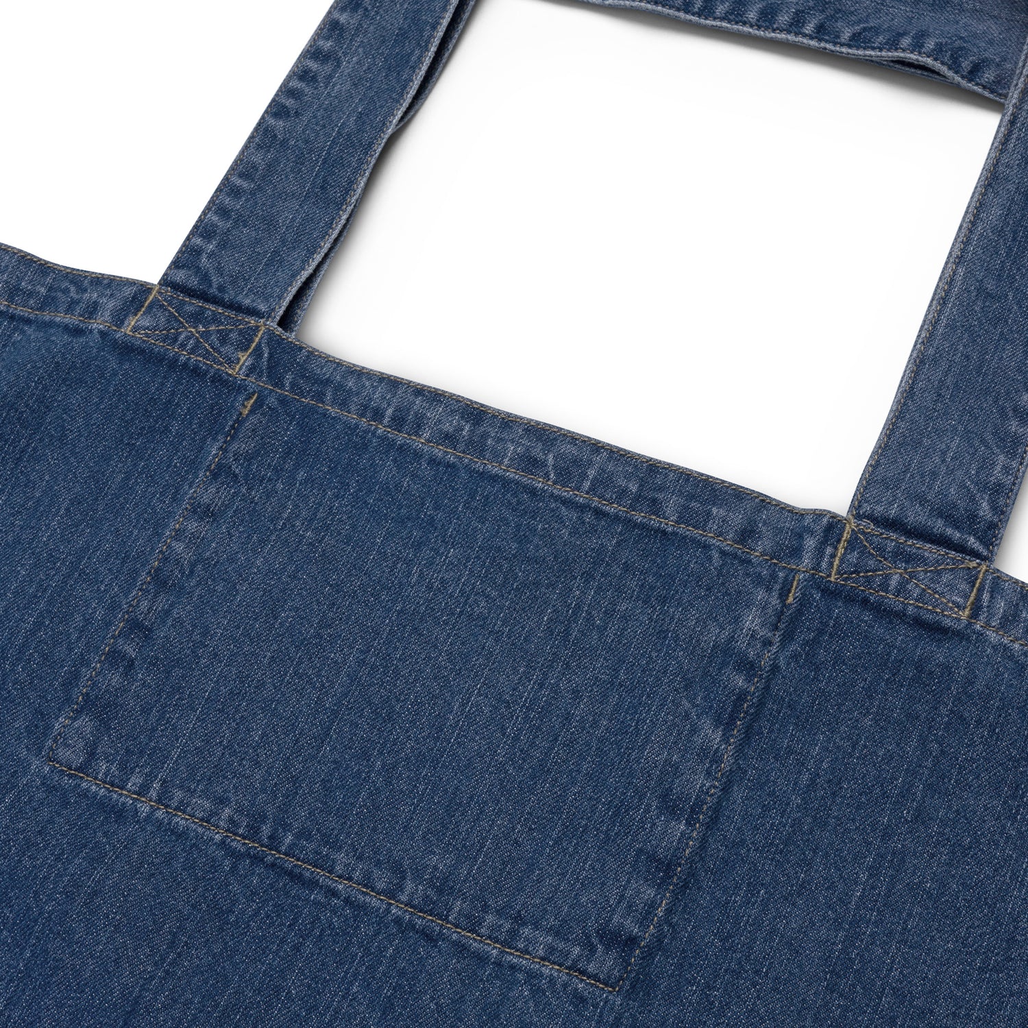 Bolsa tote jeans orgânica Faça seu próprio design