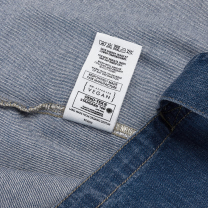 Bolsa tote jeans orgânica Faça seu próprio design