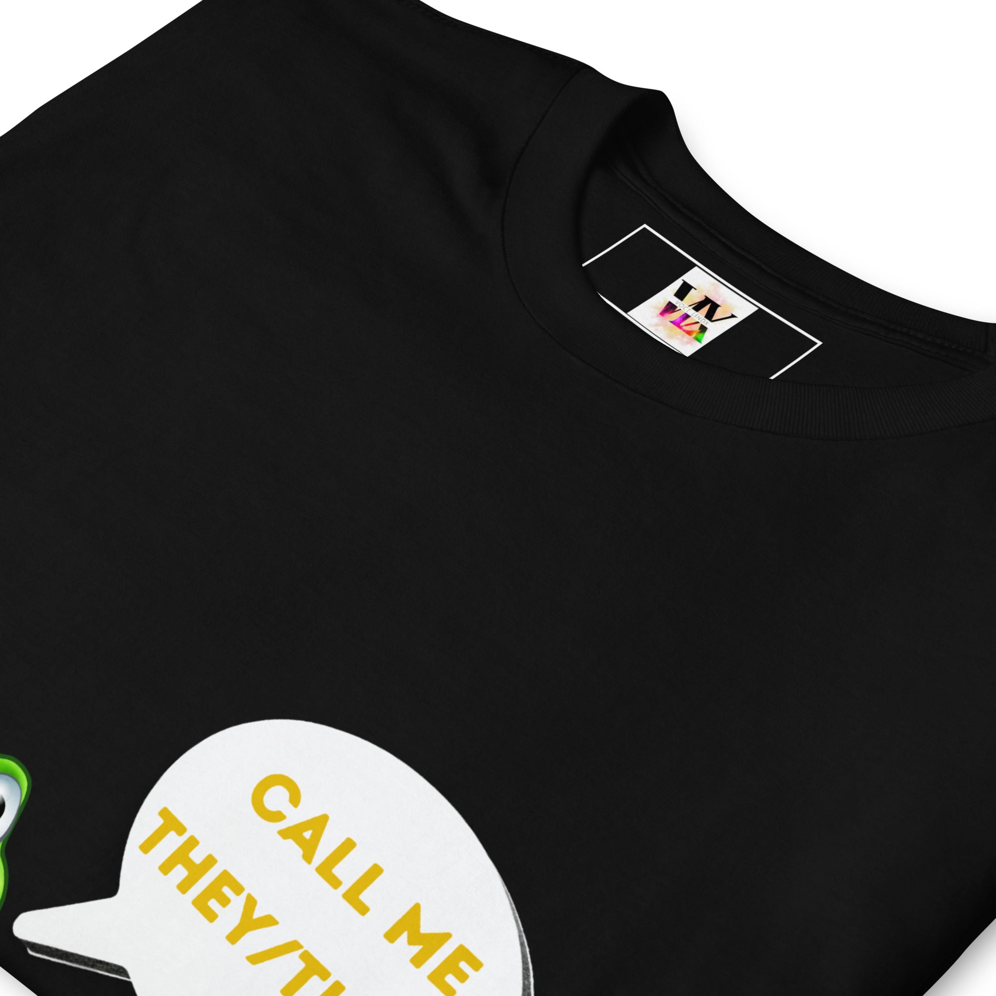 Camiseta de manga curta Call me They/Them