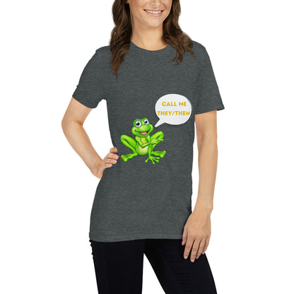 Camiseta de manga curta Call me They/Them