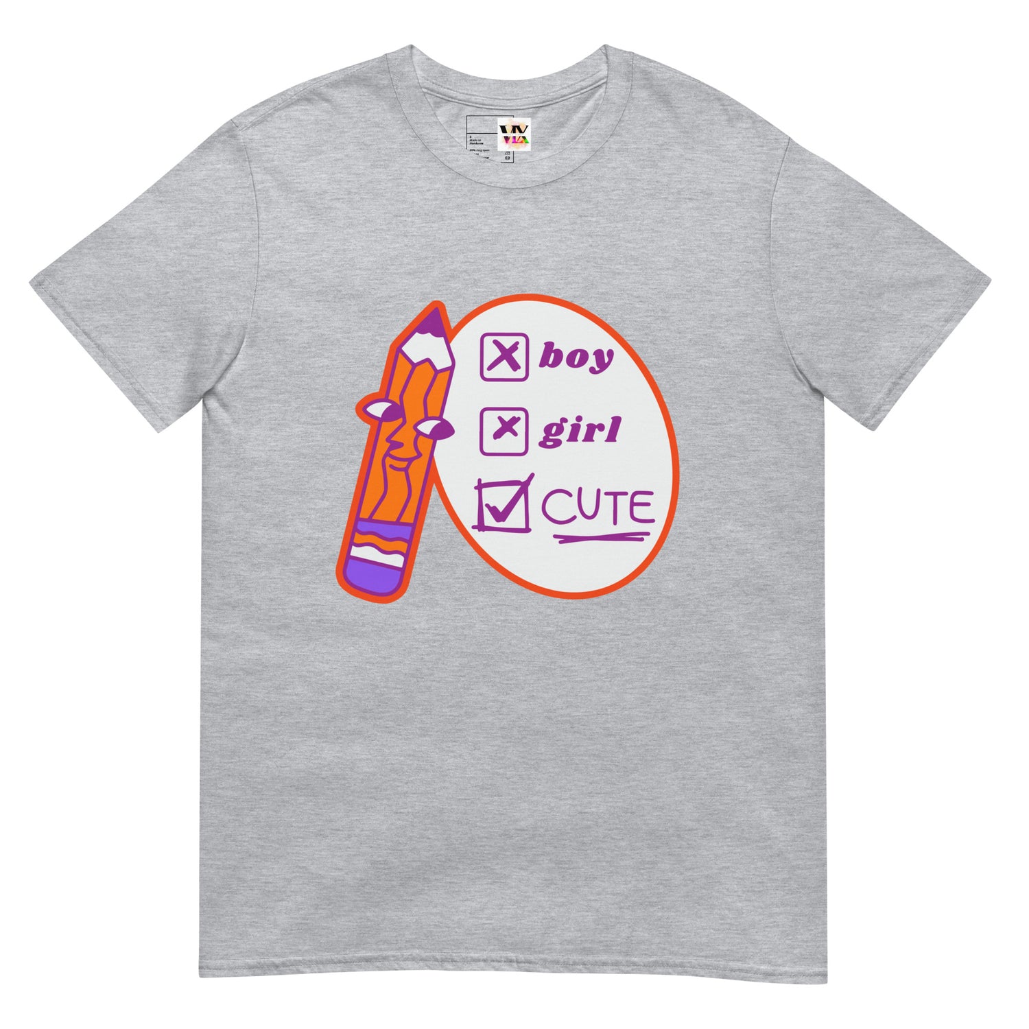 Camiseta Manga Curta Fofa