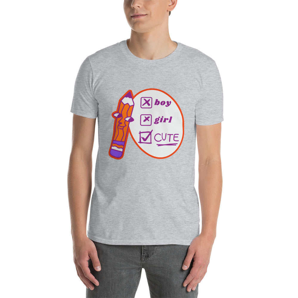 Camiseta Manga Curta Fofa