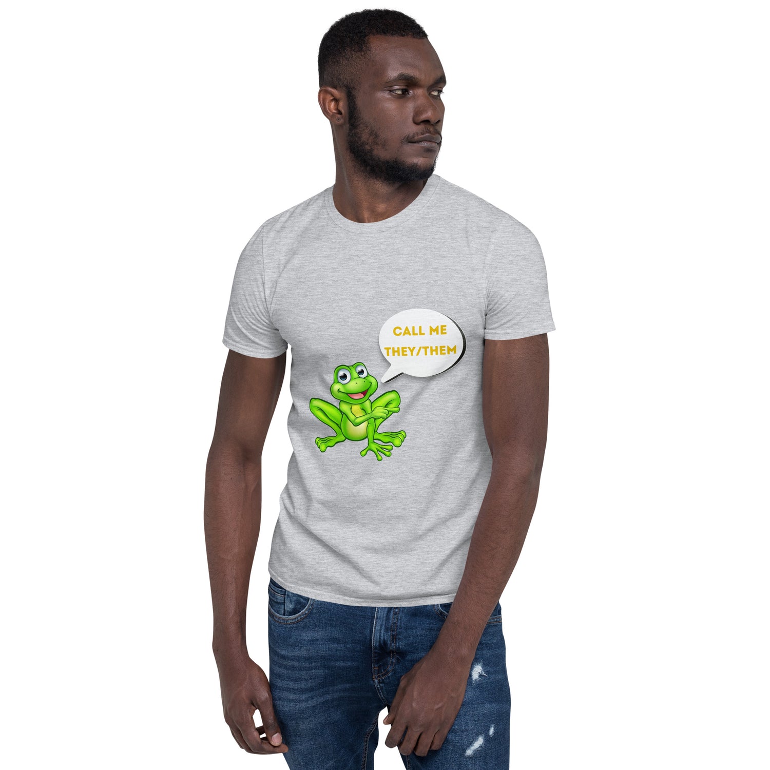 Camiseta de manga curta Call me They/Them