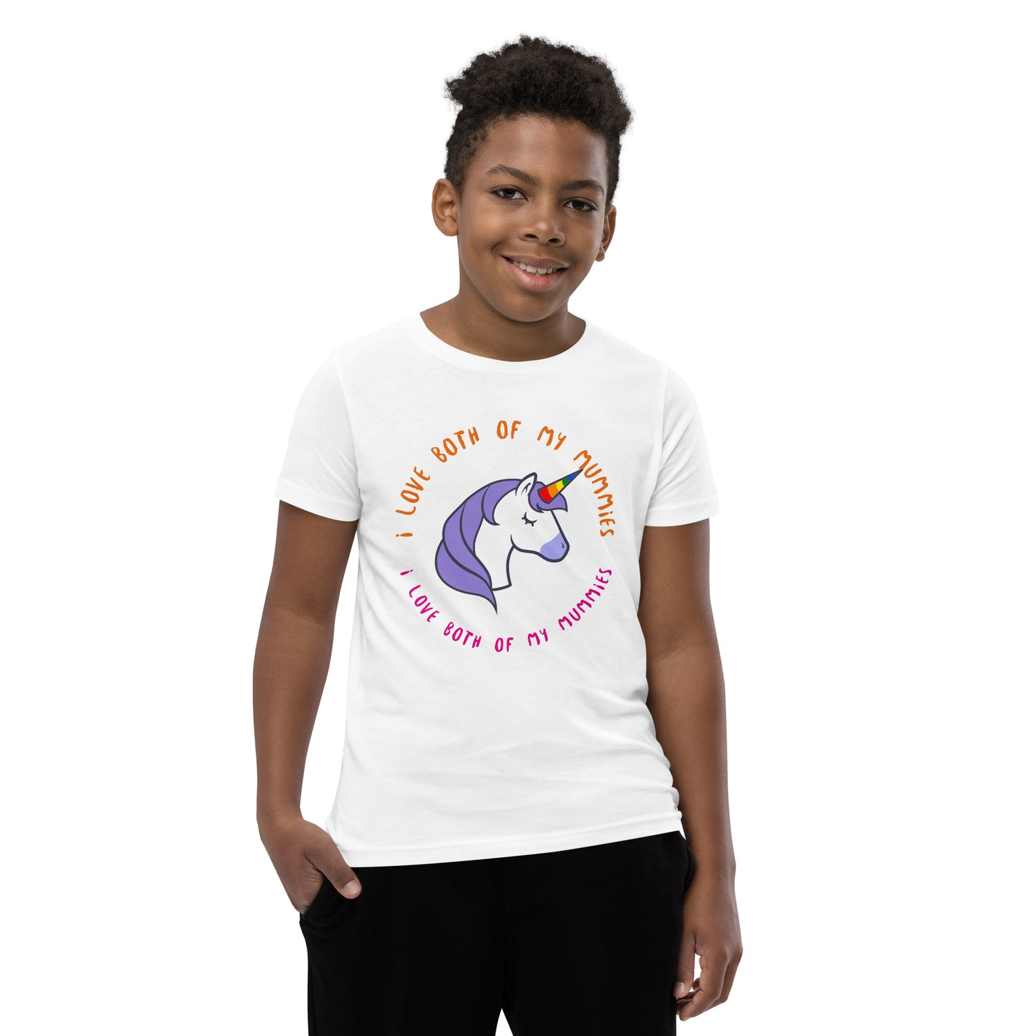 Camiseta infantil amantes do unicórnio