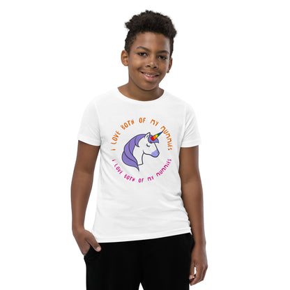 Camiseta infantil amantes do unicórnio