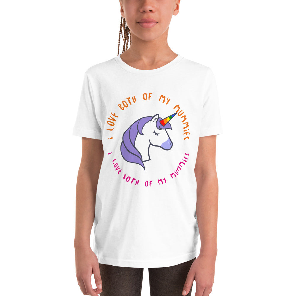 Camiseta infantil amantes do unicórnio